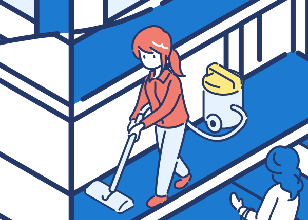 清掃のイラスト