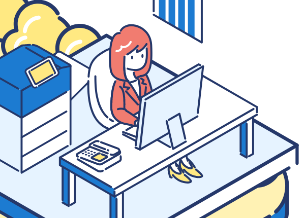管理部門のイラスト
